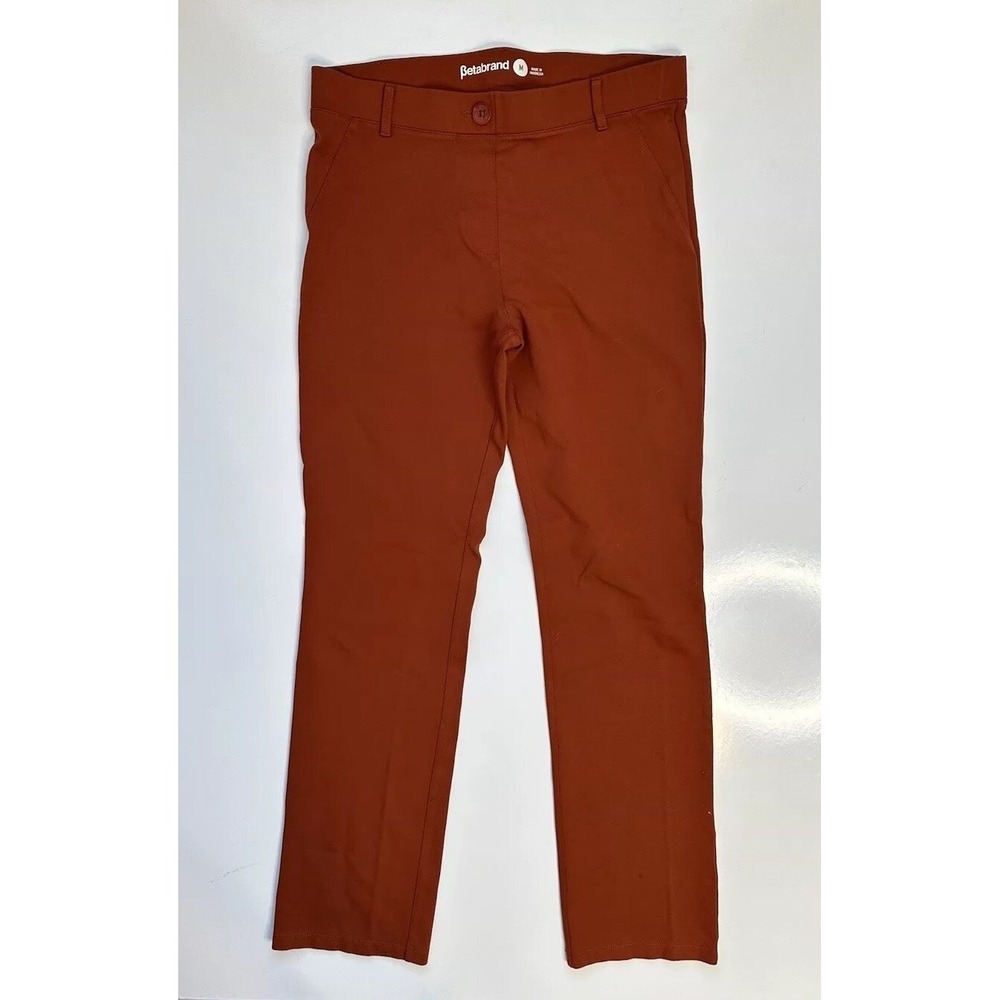 Betabrand Dress Yoga Pants Pumpkin Orange Classic / Women's Medium